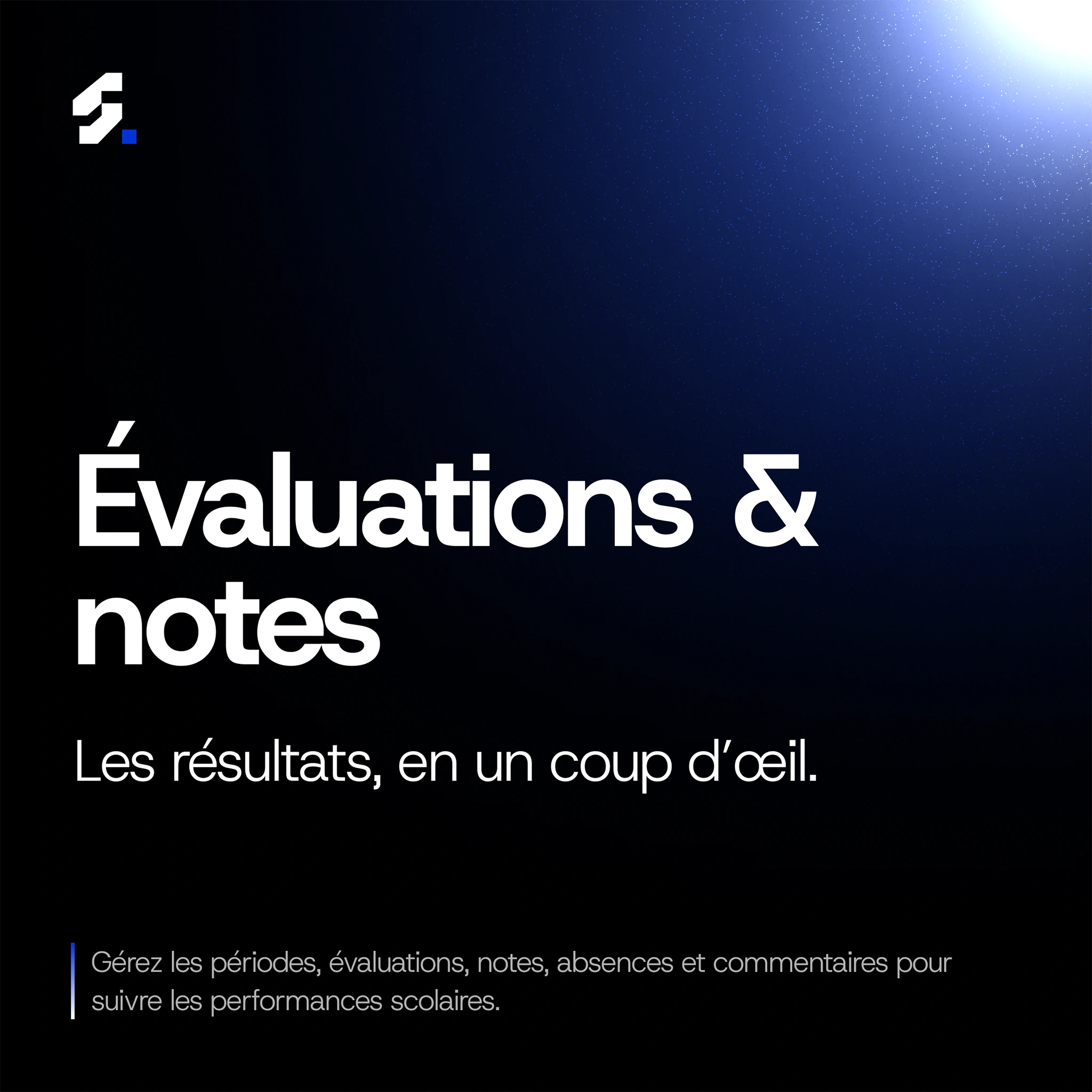 Aperçu de Sekolikoo Desktop — Notes, examens & bulletins